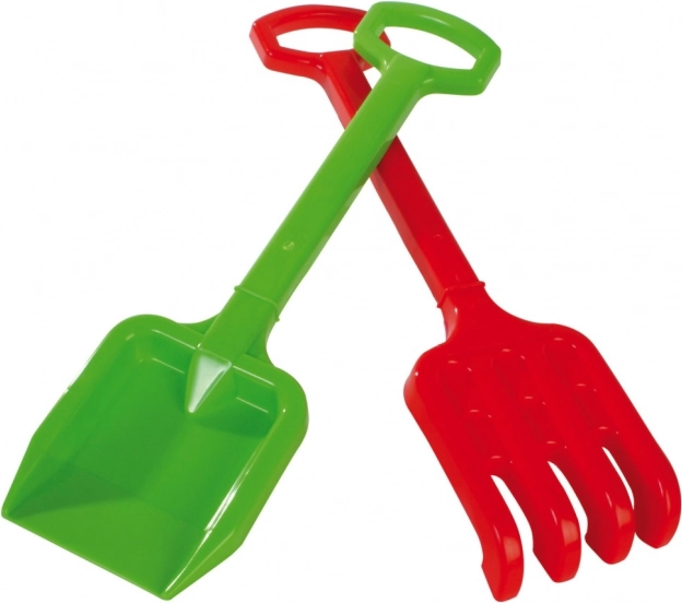 Lopată și greblă pentru nisipar