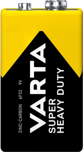 VARTA SuperLife 9V baterie 6F22 zinc