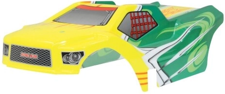 Caroserie aerodinamică X2CRT galbenă/verde