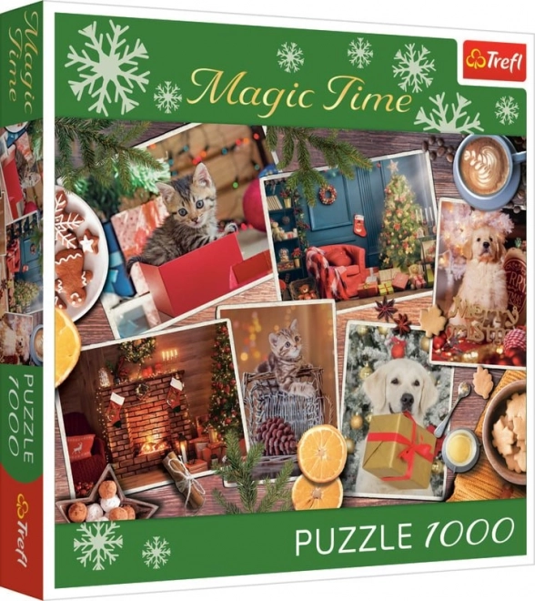 Puzzle Timp magic de Crăciun 1000 de piese