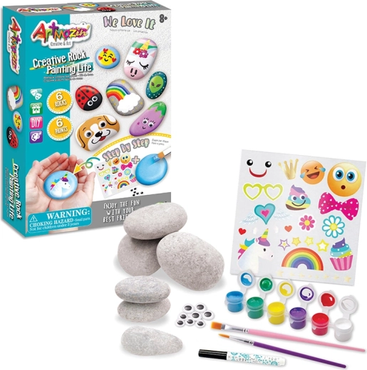 TASIA set creativ pentru pictat pe pietre