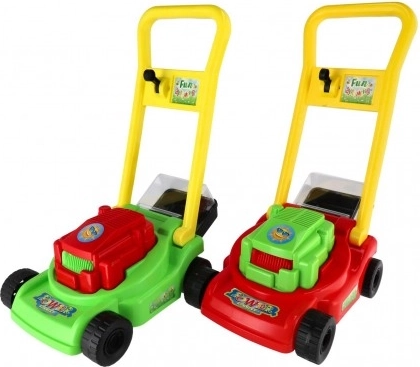 Mașină de tuns iarba din plastic pentru copii 60 cm, 2 culori