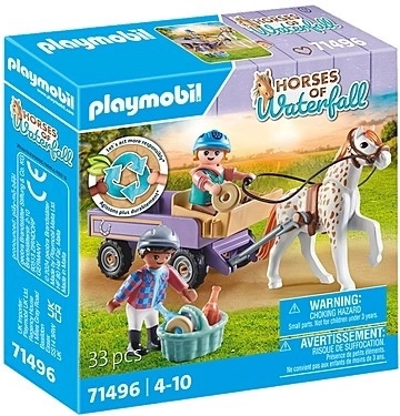 Set figurine PLAYMOBIL Horses – trăsură cu cai