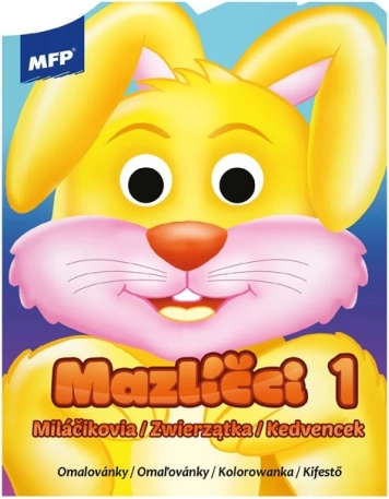 Cărți de colorat MFP – animăluțe cu ochi mobili