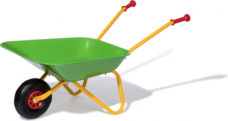 Roabă metalică de grădină Rolly Toys – verde
