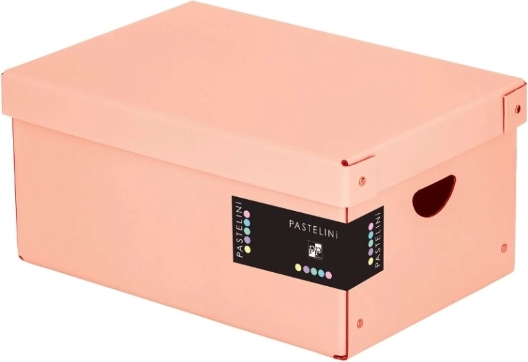 Cutie mare lamino PASTELINI în culoare caise