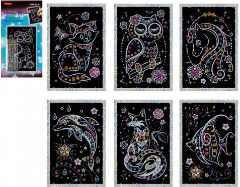 Tablou cu perle asortat 11x22 cm