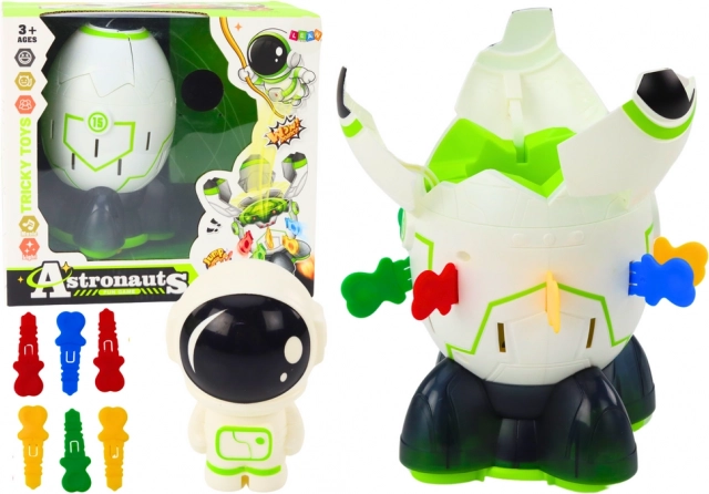 Joc de îndemânare Cosmonaut săltăreț cu rachetă