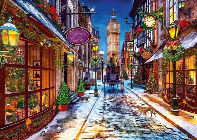 Puzzle Ravensburger Timpul Crăciunului 1000 piese