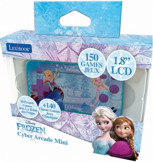 Consolă de jocuri portabilă Lexibook Frozen cu ecran LCD de 1,8" (150 de jocuri)