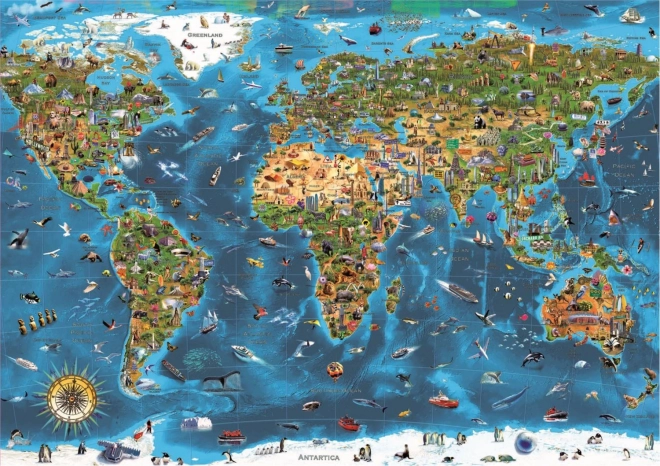 Educa puzzle Minunile lumii 1000 piese