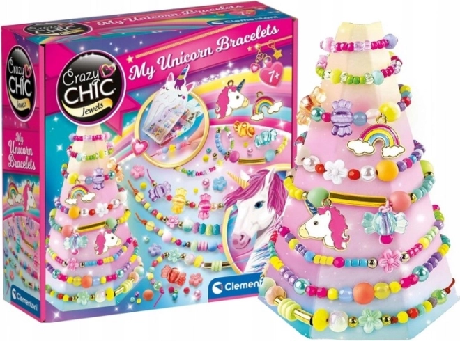 CLEMENTONI Crazy Chic bijuterii: brățări cu unicorni