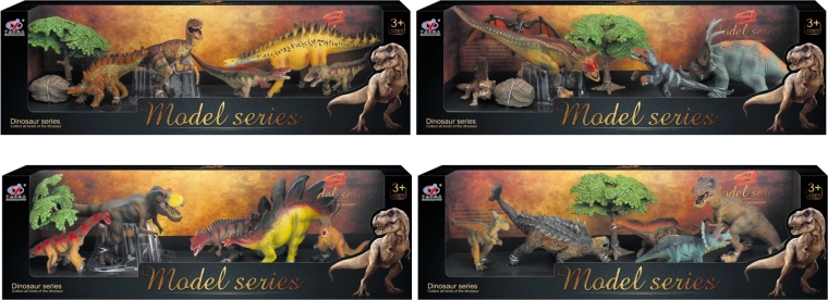 Lumea Dinozaurilor – set de figurine cu dinozauri, 4 tipuri