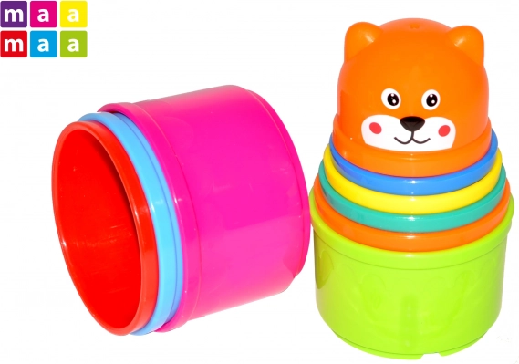 Turn de pahare suprapozabile, 9 piese