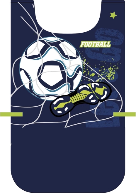 Poncho-șorț de protecție pentru copii, motiv fotbal