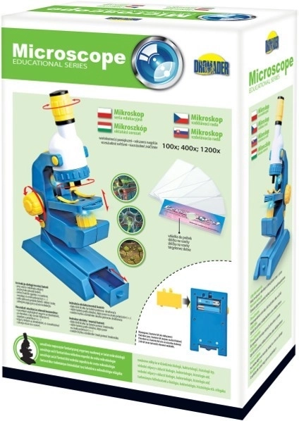 Microscop pentru copii 100×/400×/1200× cu două oculare