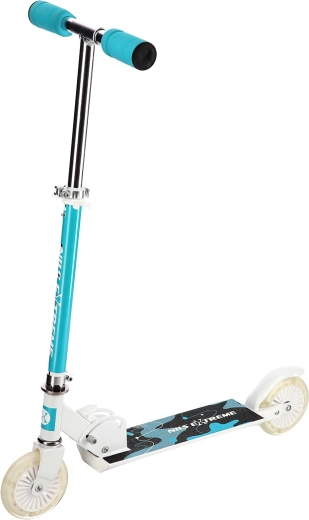 Trotinetă pentru copii pliabilă NILS Extreme HD505, turcoaz