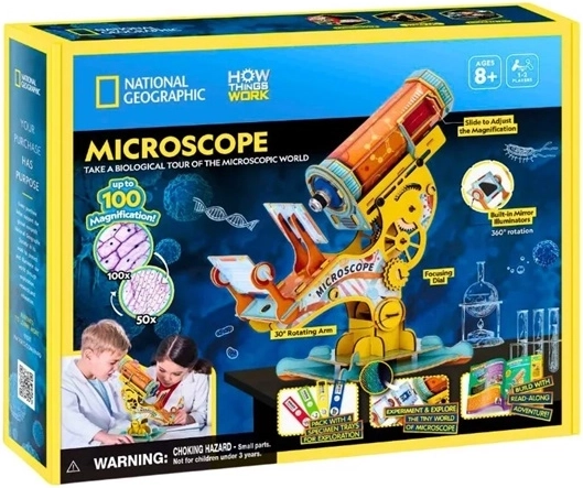 Puzzle 3D CubicFun National Geographic – microscop