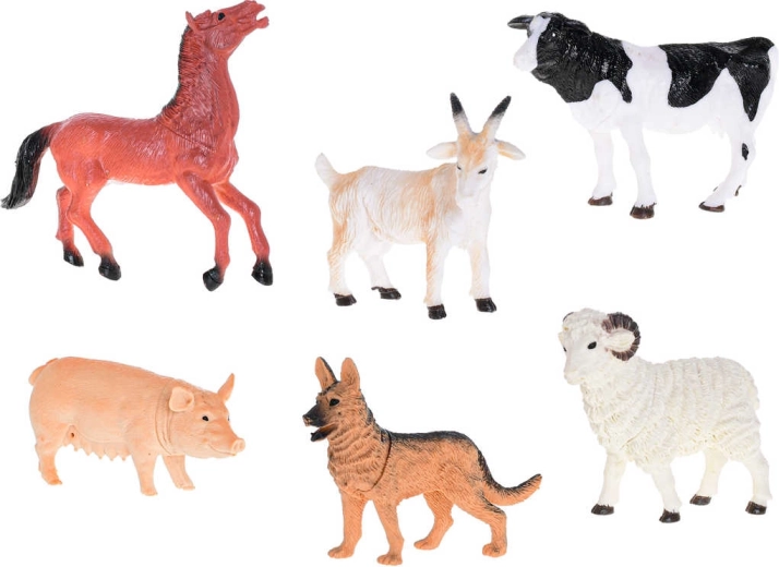 Figurină din plastic cu animal domestic de fermă - 1 bucată