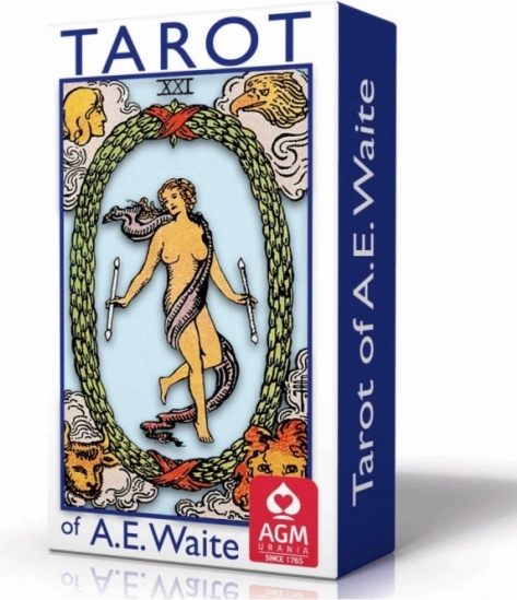 Cărți de Tarot A.E. Waite Pocket Tarot Blue