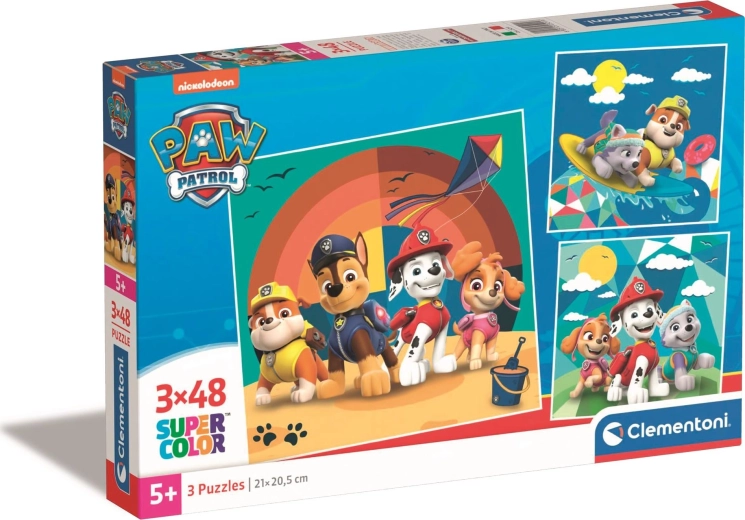 Puzzle Patrula Cățelușilor 3x48 piese