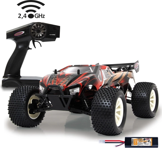 Jamara Brecter truggy RC 4WD 1:10 cu baterie LiPo, 2,4 GHz