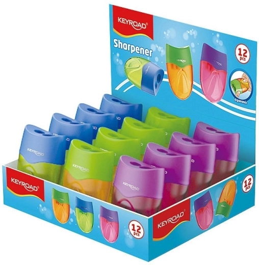 Ascuțitoare Keyroad Mellow Duo cu deschidere dublă