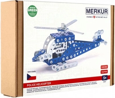 Set de construcție Merkur Elicopter de poliție