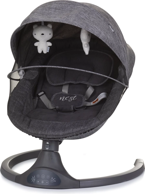 Leagăn electric CHIPOLINO Nest Granite