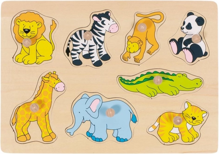 Puzzel cu mânere ZOO