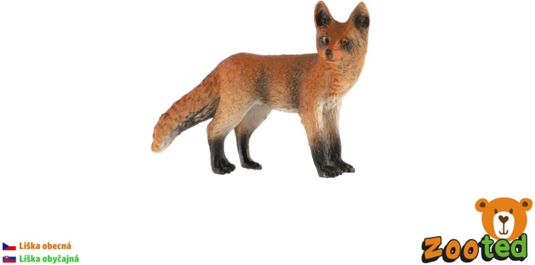 Figurină vulpe roșie Zooted, 9 cm