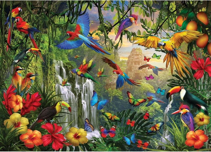 Eurographics puzzle Paradisul păsărilor tropicale XL