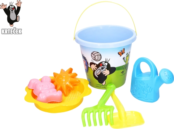 Set nisip Krtek mare 3,5 l albastru