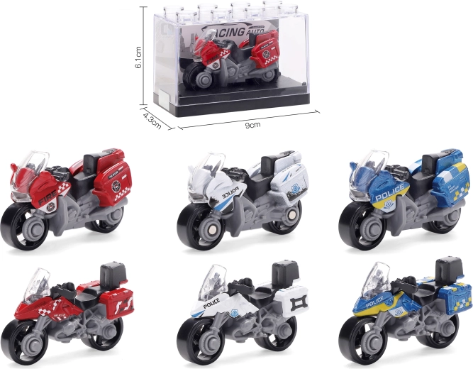 Model metalic de motocicletă 1:64 – mai multe tipuri