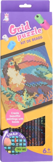 Mozaic cu mărgele tucan 31 × 32,5 cm