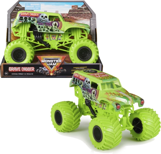 Monster Jam Grave Digger mașină monstru la scara 1:24