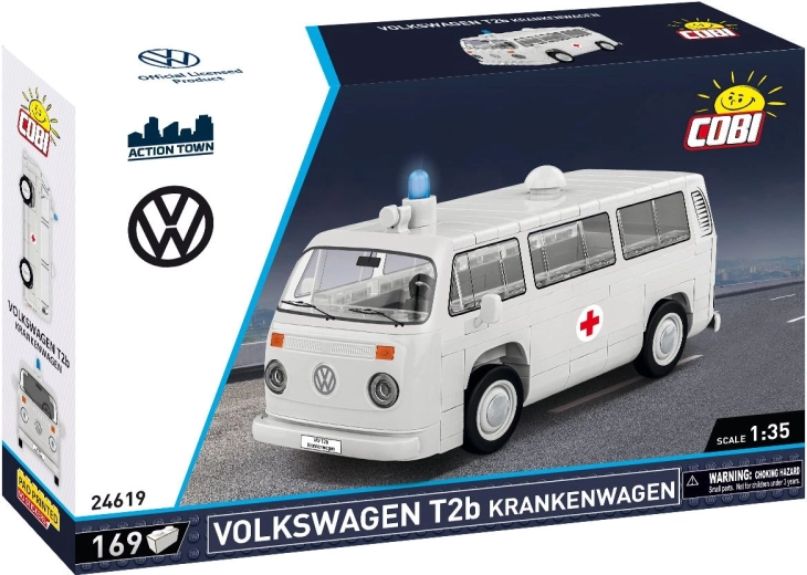 Cobi Volkswagen T2b ambulanță 1:35 (169 piese)