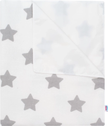 Protecție din flanelă impermeabilă NEW BABY cu steluțe
