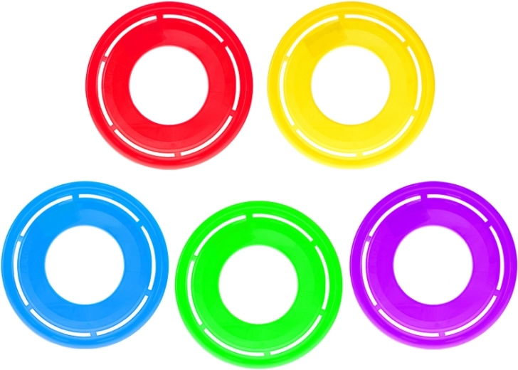 Inel zburător 29 cm – disc de aruncat din plastic rezistent pentru copii