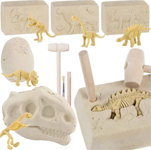 Kruzzel săpături de dinozauri 5 în 1 – set paleontologic