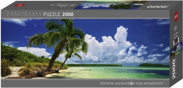 Puzzle Heye 2000 de piese – palmieri paradisiaci