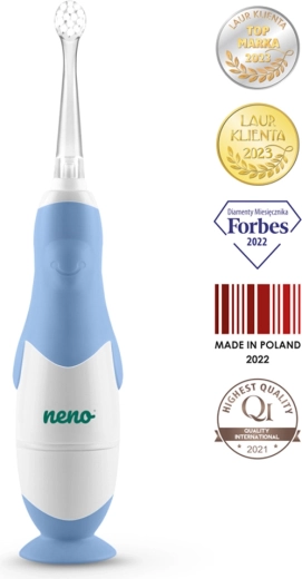 Neno Denti Blue periuță de dinți electrică pentru copii între 3 și 36 de luni