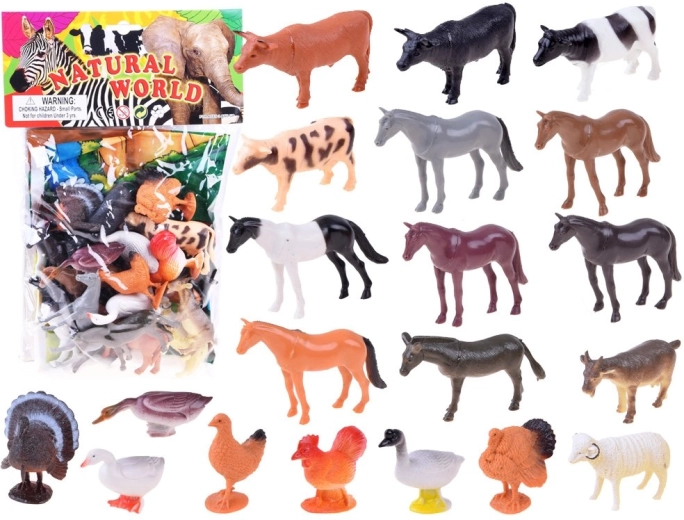 Animale de la fermă – set de 20 figurine