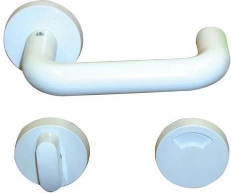 Mâner WC pentru interior cu indicator – plastic alb