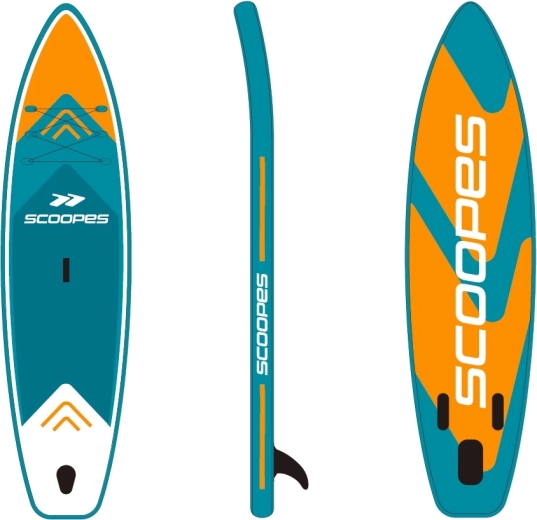 Placă SUP gonflabilă VELO 350 cm portocalie cu accesorii
