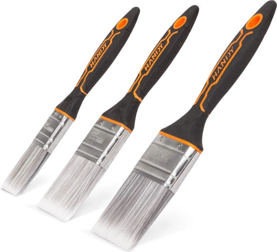 Set de 3 pensule plate pentru zugrăvit