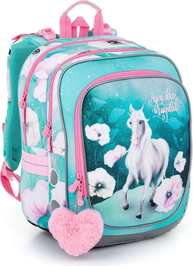 Ghiozdan școlar ușor cu unicorn Topgal Endy