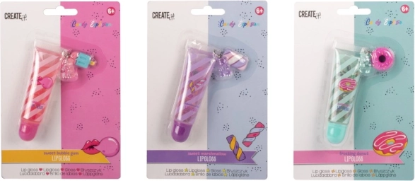 luciu de buze pentru copii cu brelocuri create it! candy