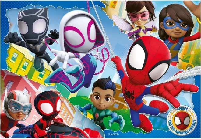 Puzzle RAVENSBURGER Spidey și prietenii săi uimitori 35 piese
