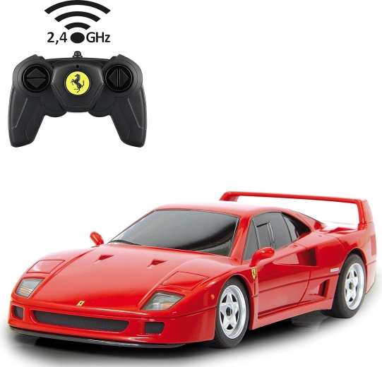 Jamara Ferrari F40 mașină RC 1:24 roșie 2,4 GHz - 1 bucată
